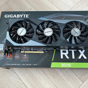 기가바이트 RTX3070 판매합니다