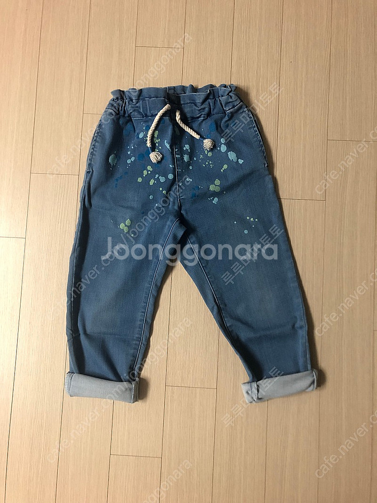 리틀그라운드 데님인더박스 페인팅 데님 130사이즈, 청...--4