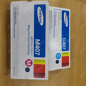 삼성정품 토너 미개봉 CLT-M407S/C407S