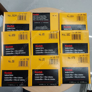 코닥 젤라틴 필터(Kodak Wratten Filter, 100X100mm)