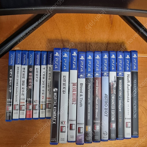 ps4 게임 cd, ps vita 팩 일괄 13에 판매합니다.