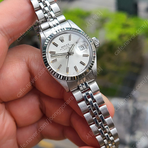[정품] 롤렉스 여성용 데이저스트 실버 다이얼 빈티지 (Rolex Women's Datejust Silver Dial Vintage)