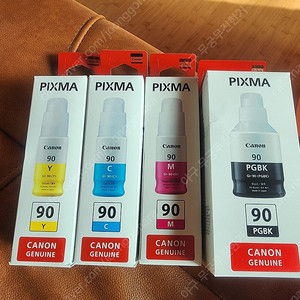 캐논 잉크 CL-90 Y C M PGBK