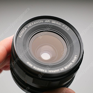 코니카 헥사논 AR 28mm f3.5 올드렌즈 수동렌즈 Konica Hexanon AR 판매합니다
