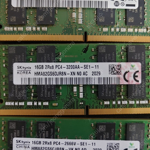 노트북 DDR4 16G메모리 싸게 팝니다. D3 4-8G도 팝니다.