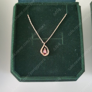 (미개봉 새제품) 로이드 로즈핑크 14K 다이아몬드 목걸이 35만