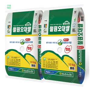 23년산 철원오대쌀 10+10kg 무료배송 당일도정