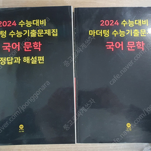 (작년책)마더텅 국어 문학, 어휘, 4주 특강 고난도 국어, 강민철 문학 새기분 익힘책 판매합니다