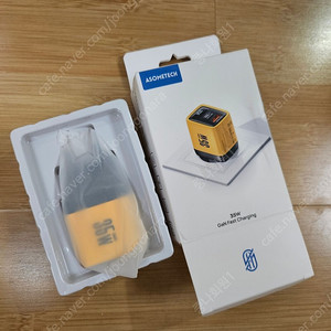 [미개봉] ASOMETECH C타입 GaN 초고속 35W PD + USB-A 2포트 충전기 어댑터 아답터(삼성 EP TA800 TA845 등)