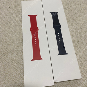 애플워치 애플정품 미개봉 45mm 레드랑 미드나이트 스포츠밴드 새제품