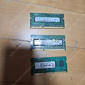 노트북램ddr3 2GB 3개 일괄 만원