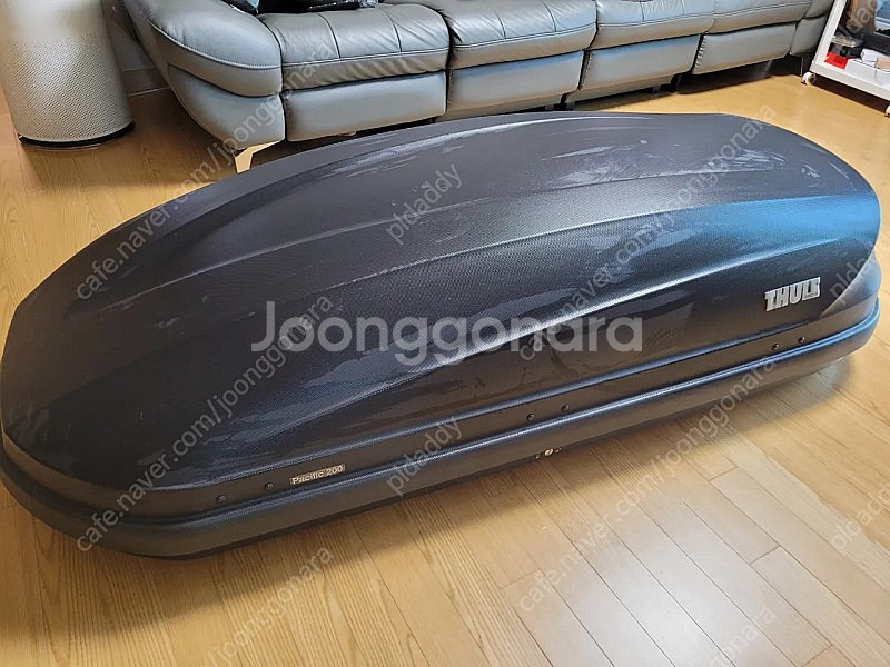 툴레 루프박스 퍼시픽200 블랙 무광 양문형--0