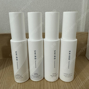 시로 제로사봉, 제로화이트티, 피오니, 치어애플 각 40ml