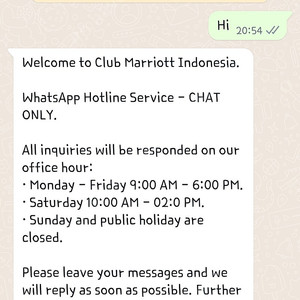 인도네시아 클럽 메리어트 서브카드