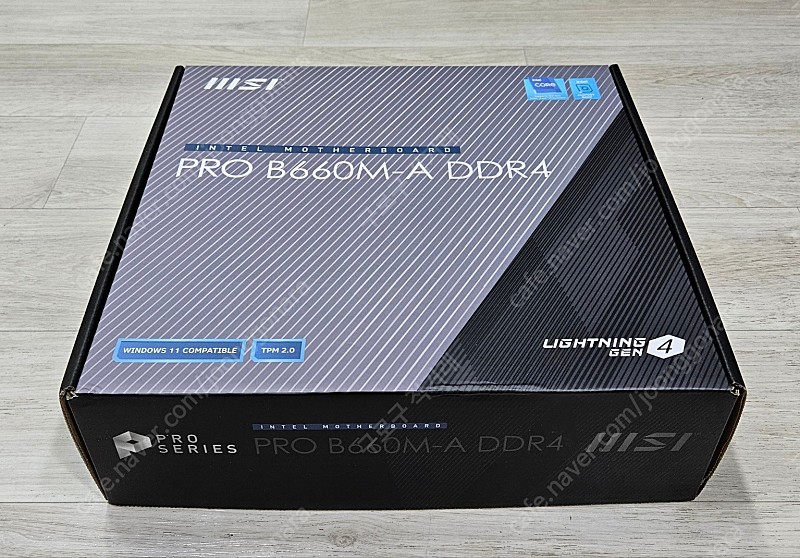 [컴퓨터 부품] MSI PRO B660M-A DDR4 인텔 메인보드 (미사용품)