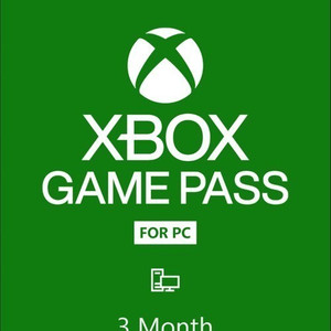 Xbox pc 게임패스 3개월 이용권