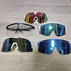 5개 고글 선글라스 스포츠 안경 자전거 운동