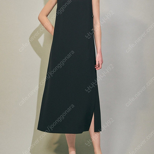 (새상품)마인 버튼 슬리브리스 드레스