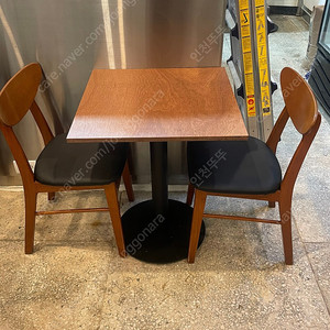 업소용 테이블 의자 세트