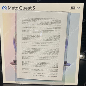 메타 퀘스트3 Meta Quest3 미개봉 새제품 128기가