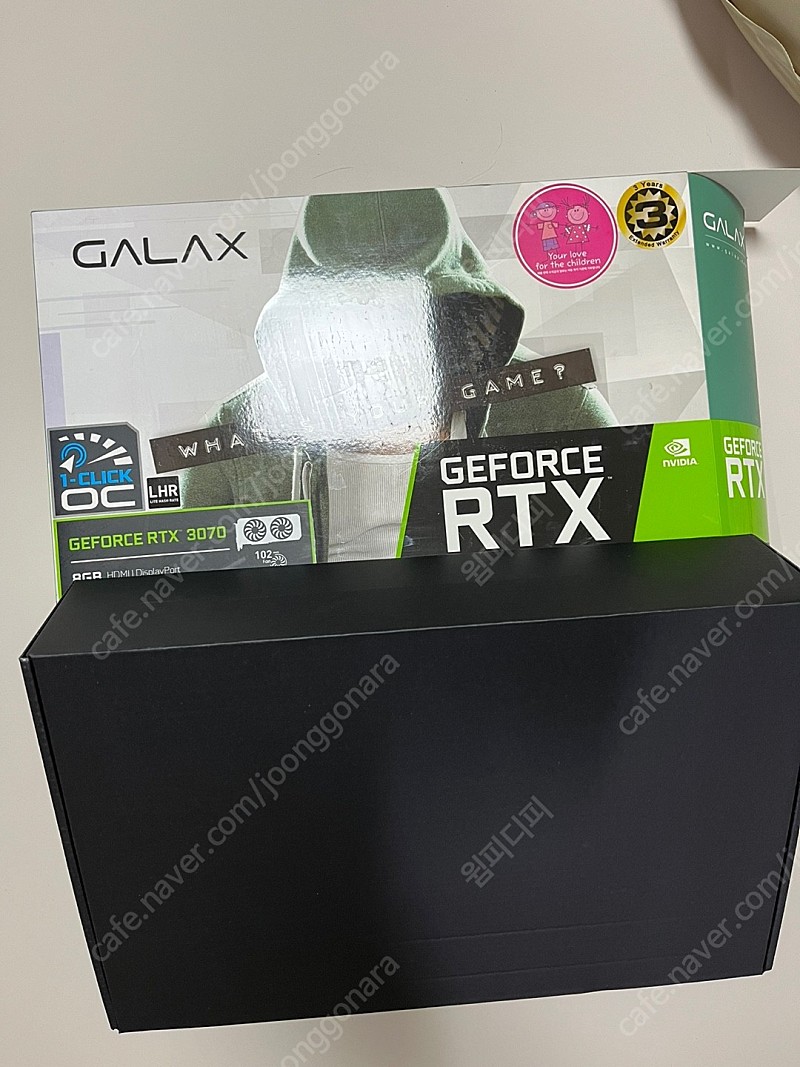 그래픽카드 갤럭시 RTX 3070 D6 8GB LHR