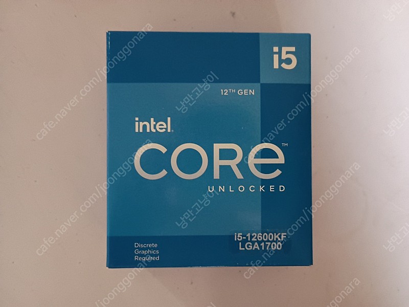 인텔 코어i5-12세대 12600KF (엘더레이크)