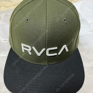 rvca 스냅백 올리브/블랙 one size(서비스 증정) 새제품