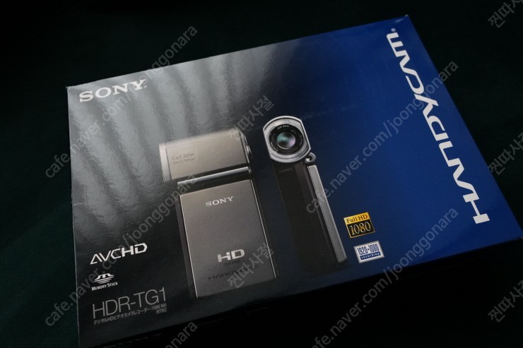 풀박스 소장품) 블랙핑크 제니 SONY HDR-TG1 캠코더 디지털카메라