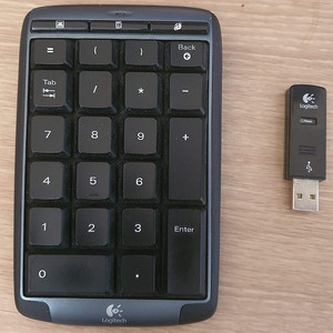 로지텍 USB무선 키패드 숫자키보드 넘패드 7천원