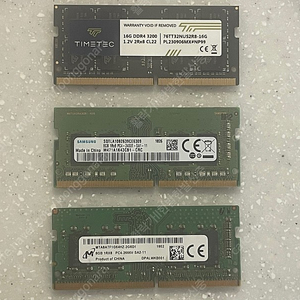 Ddr4 노트북 메모리 8gX2, 16g팝니다