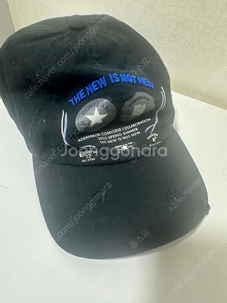 컨버스 X 아더에러 베이스볼 캡 블랙--1
