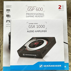 젠하이저 GSP600 헤드셋 + GSX1000 오디오 앰프 [12만원]