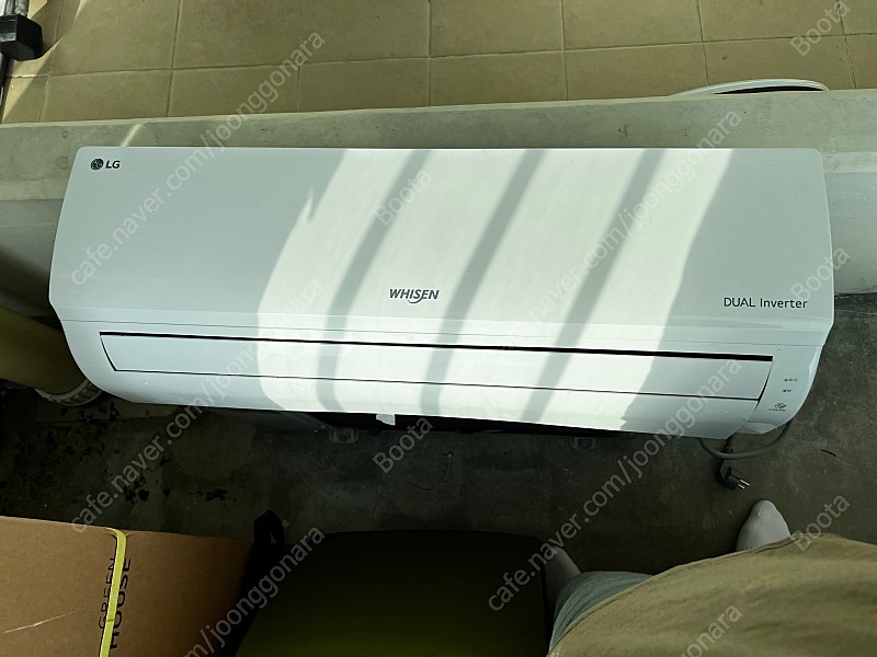 LG 벽걸이 에어컨 6평 인버터 SQ06B8PWDS 실외기포함