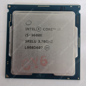 Intel i5-9600K SRELU 커피레이크-R LGA1151V2 9세대 3.7Ghz 6C/6HT 9M/L3 9만5천 착불3천원