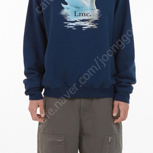 (새상품) 엘엠씨 LMC SWAN SWEATSHIRT navy