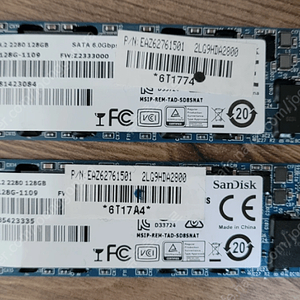 샌디스크 z400s M.2 2280 128gb ssd