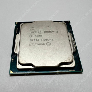 intel cpu i5-7600 3.5GHz