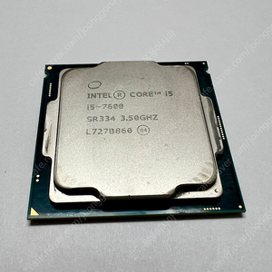 intel cpu i5-7600 3.5GHz