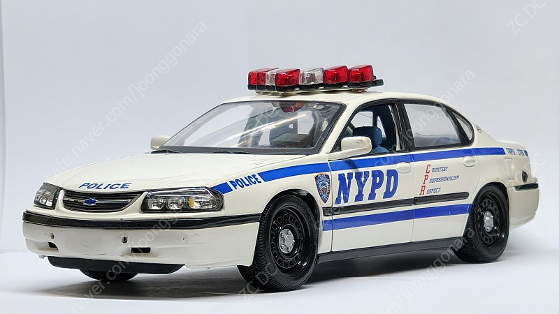 1:18 마이스토 쉐보레 임팔라 NYPD 경찰차 다이캐스트 모형자동차