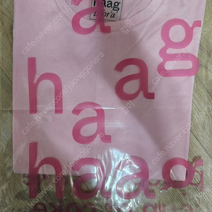 헤이그 haag 베이직 반팔 티셔츠 (핑크)
