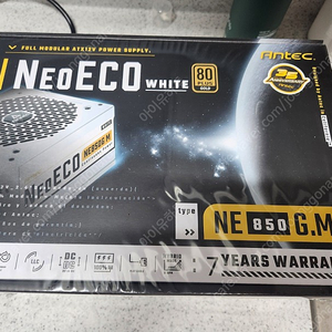 Antec NeoECO 850W WHITE 80PLUS GOLD 풀모듈러 미개봉 새제품 판매합니다