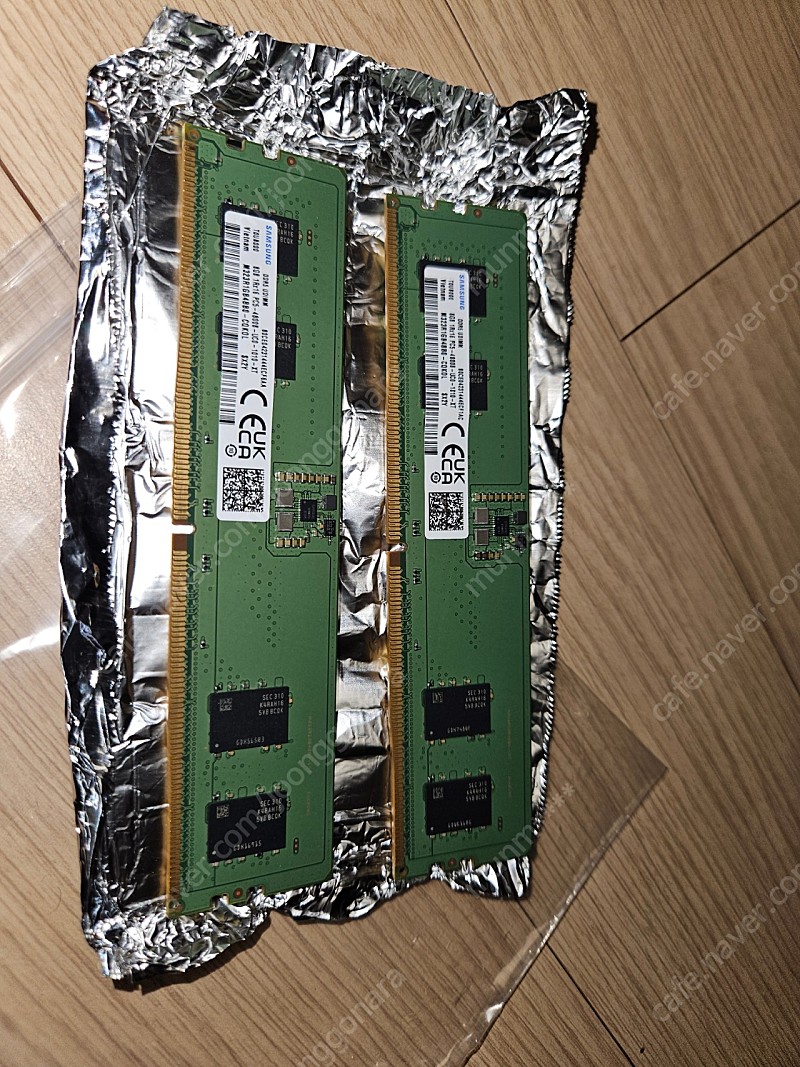 삼성전자 DDR5 4800 8GB 램 메모리 2개