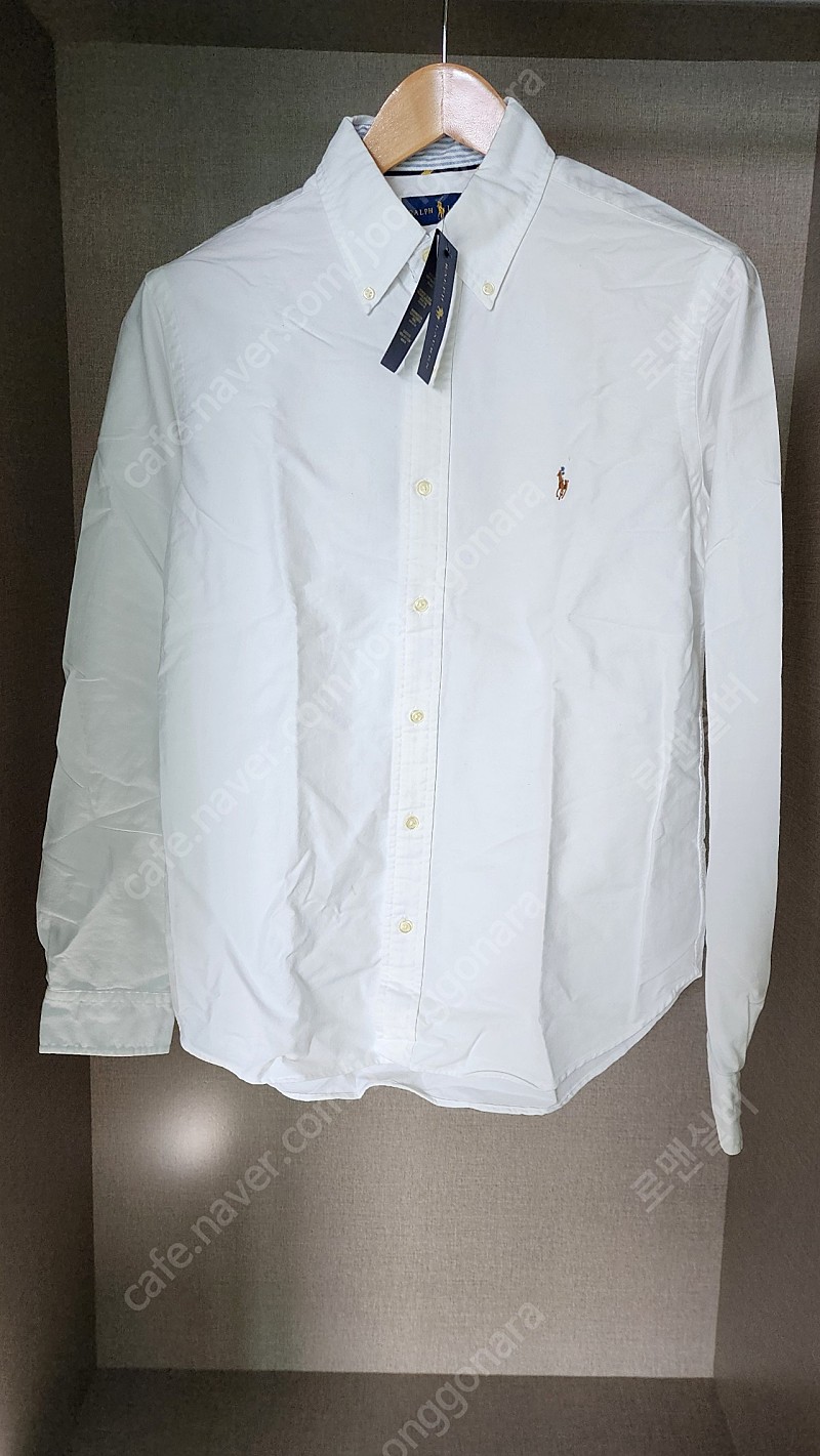 (새상품)폴로 랄프로렌 화이트 옥스포드 남자 셔츠 M사이즈 판매합니다.