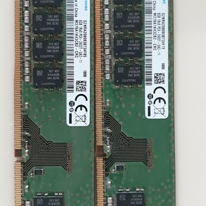 삼성 ddr4 메모리 pc4-2400t (19200) 8gb 램 x2