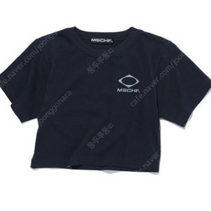 [공홈 품절] Mischief Cropped T Shirt Dark Navy