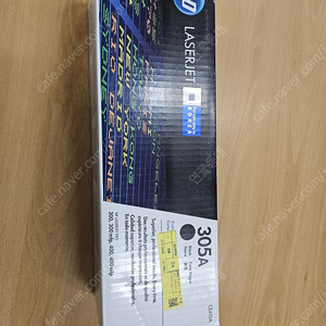 HP 레이저프린터 토너 HP305A (CE410A) 정품 토너 팝니다.