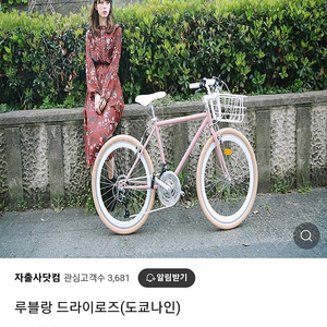 도쿄나인 루블랑 드라이로즈 자전거