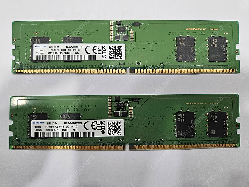 삼성 DDR5-5600 8G X 2 택포 5만원