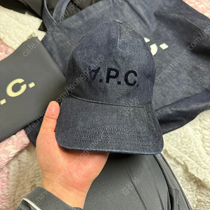 APC 아페쎄 청 볼캡모자 58호