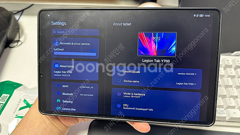 레노버 y700 1세대 12gb + 256gb 판매합니...--4